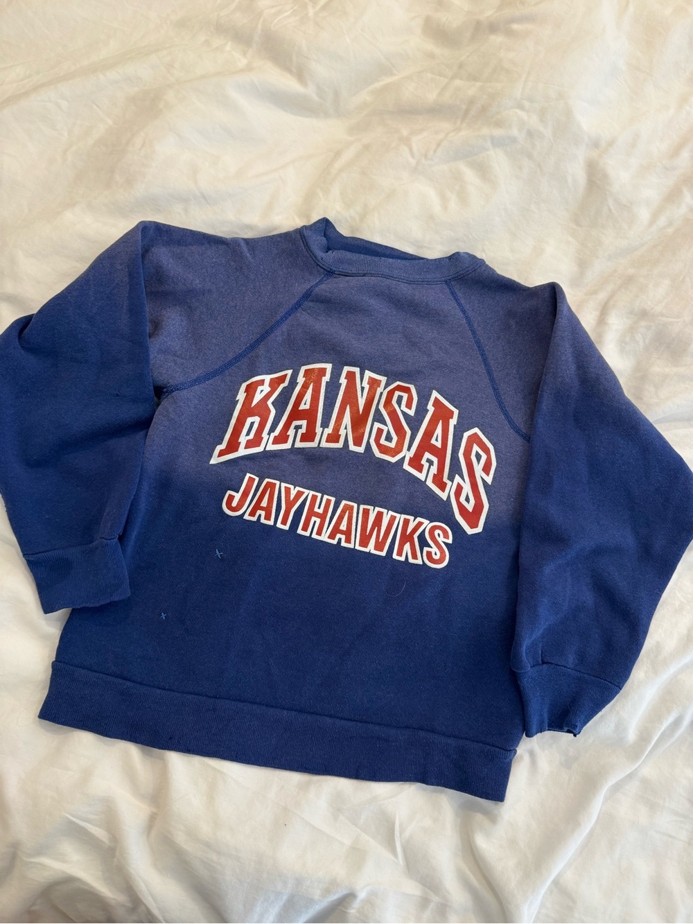 I Stole My Boyfriend’s Crewneck Sweatshirt University of Kansas XS/S
